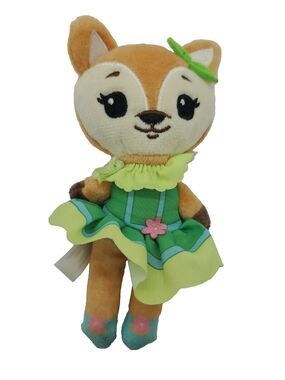 Kawaii Tiny Tukkins Plush Fox Stuffed Animal Toy Character Small Dressed